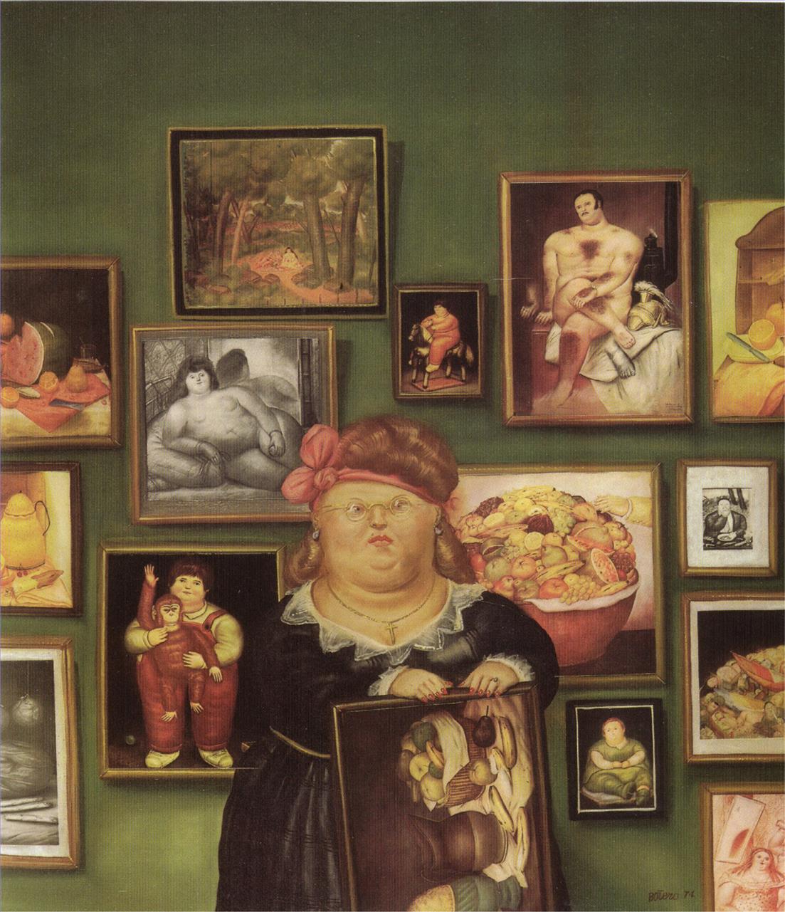 El coleccionista Fernando Botero Pintura al óleo
